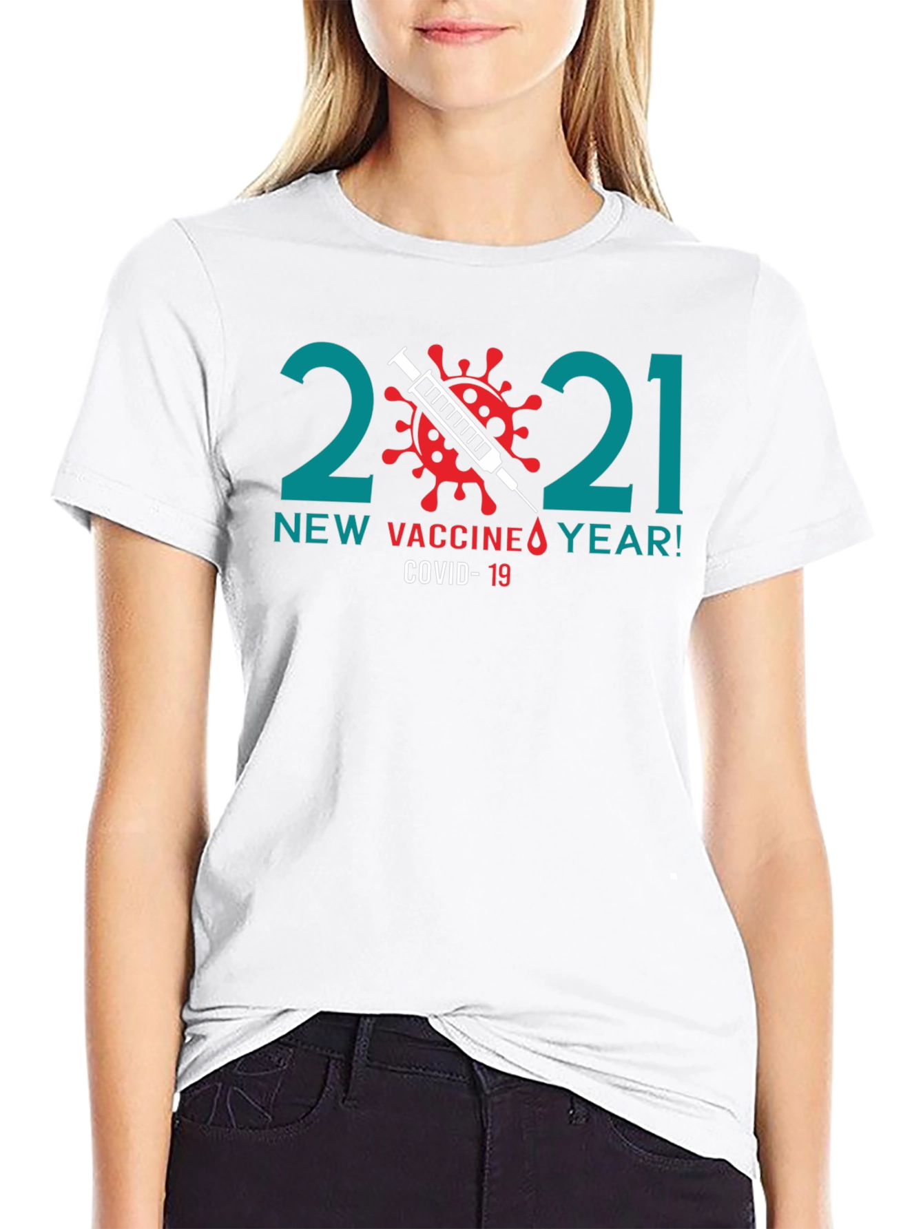New Vaccine Year 2021 Graphic Tee