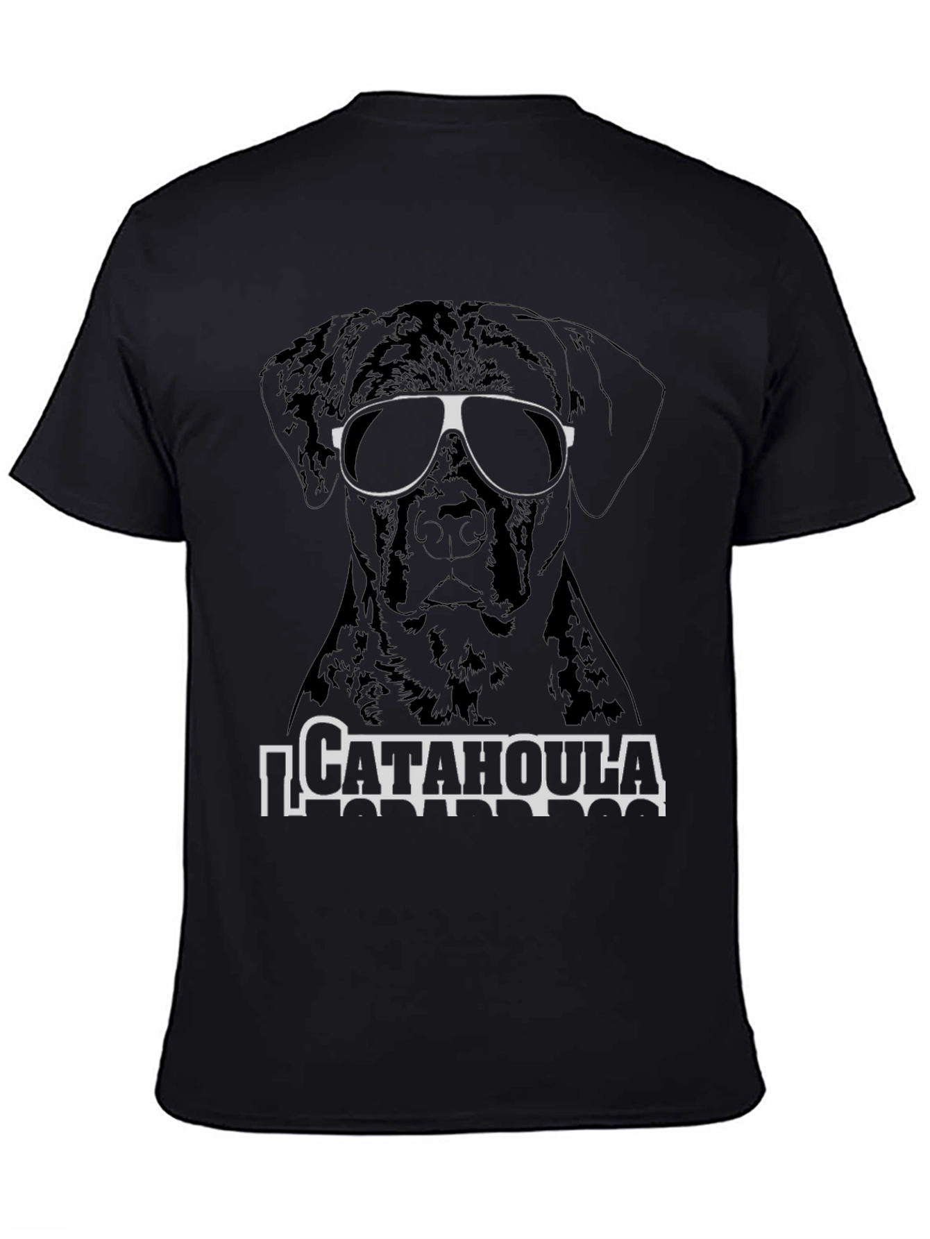 Cool Catahoula Dog T-Shirt - Unisex Black Tee