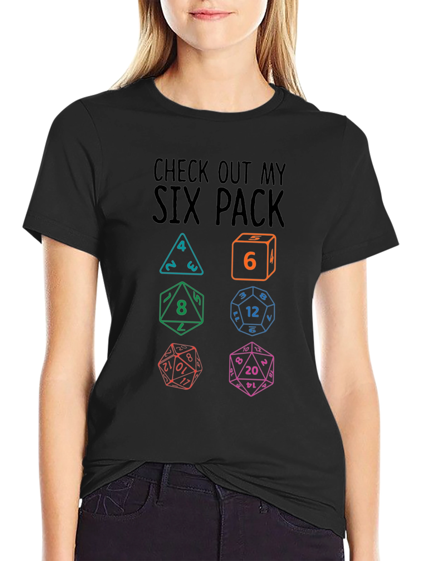 Check Out My Six Pack Dice T-Shirt