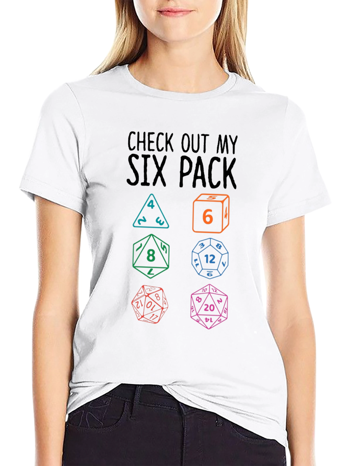 Check Out My Six Pack Dice T-Shirt