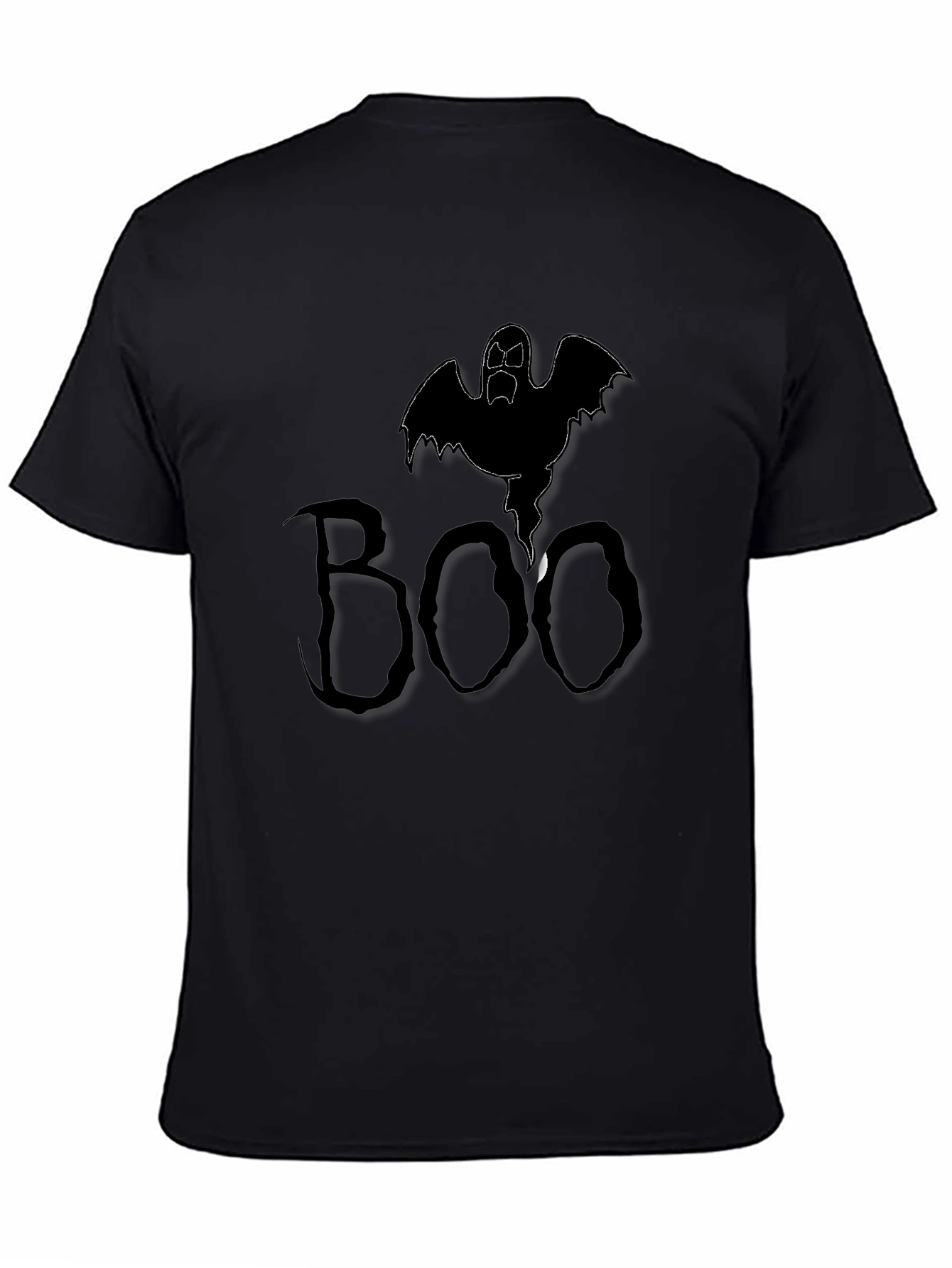 Spooky Boo Ghost Graphic Tee - Halloween Shirt