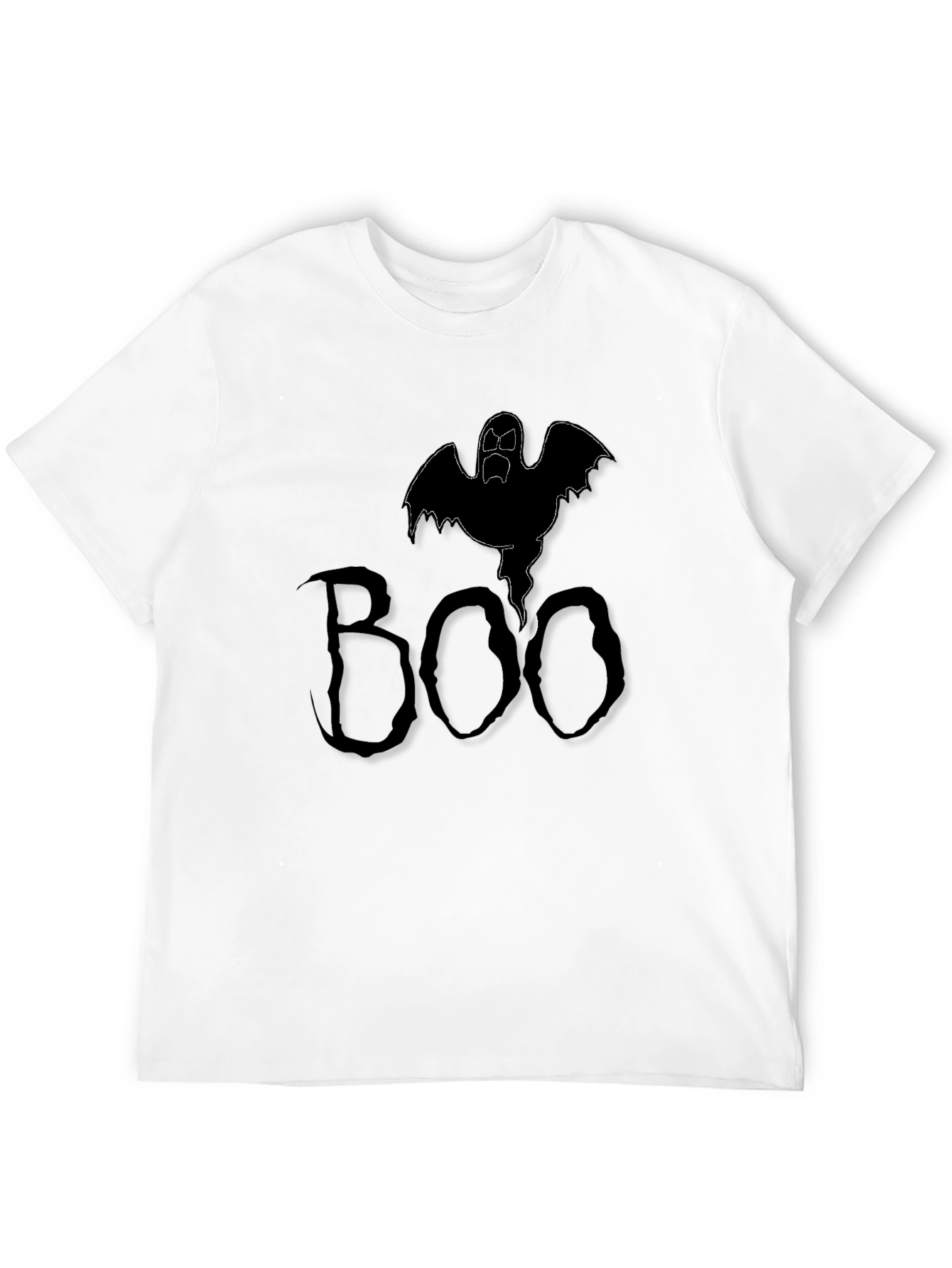 Spooky Boo Ghost Graphic Tee - Halloween Shirt