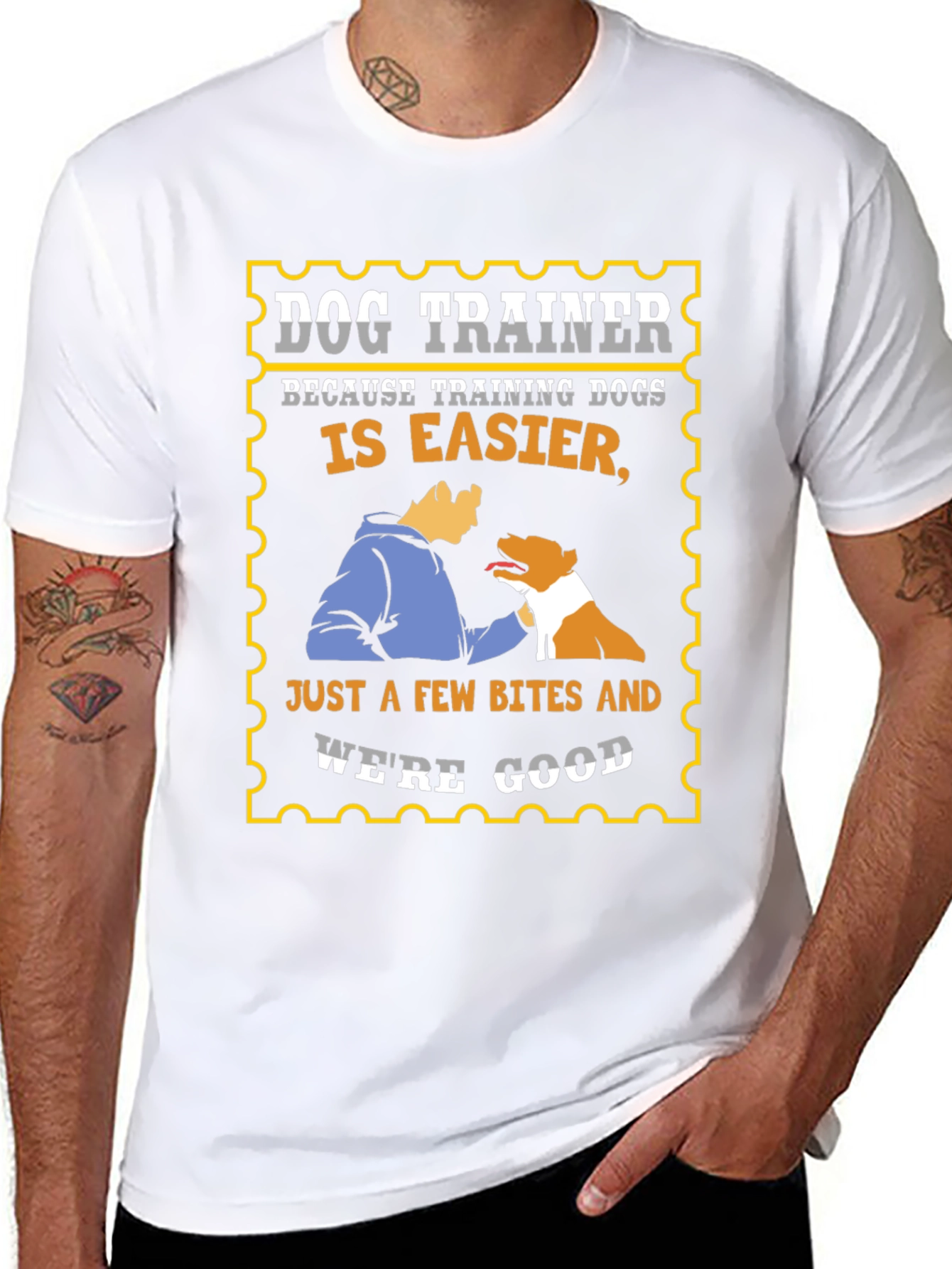 Dog Trainer T-Shirt: Training Dogs is Easier