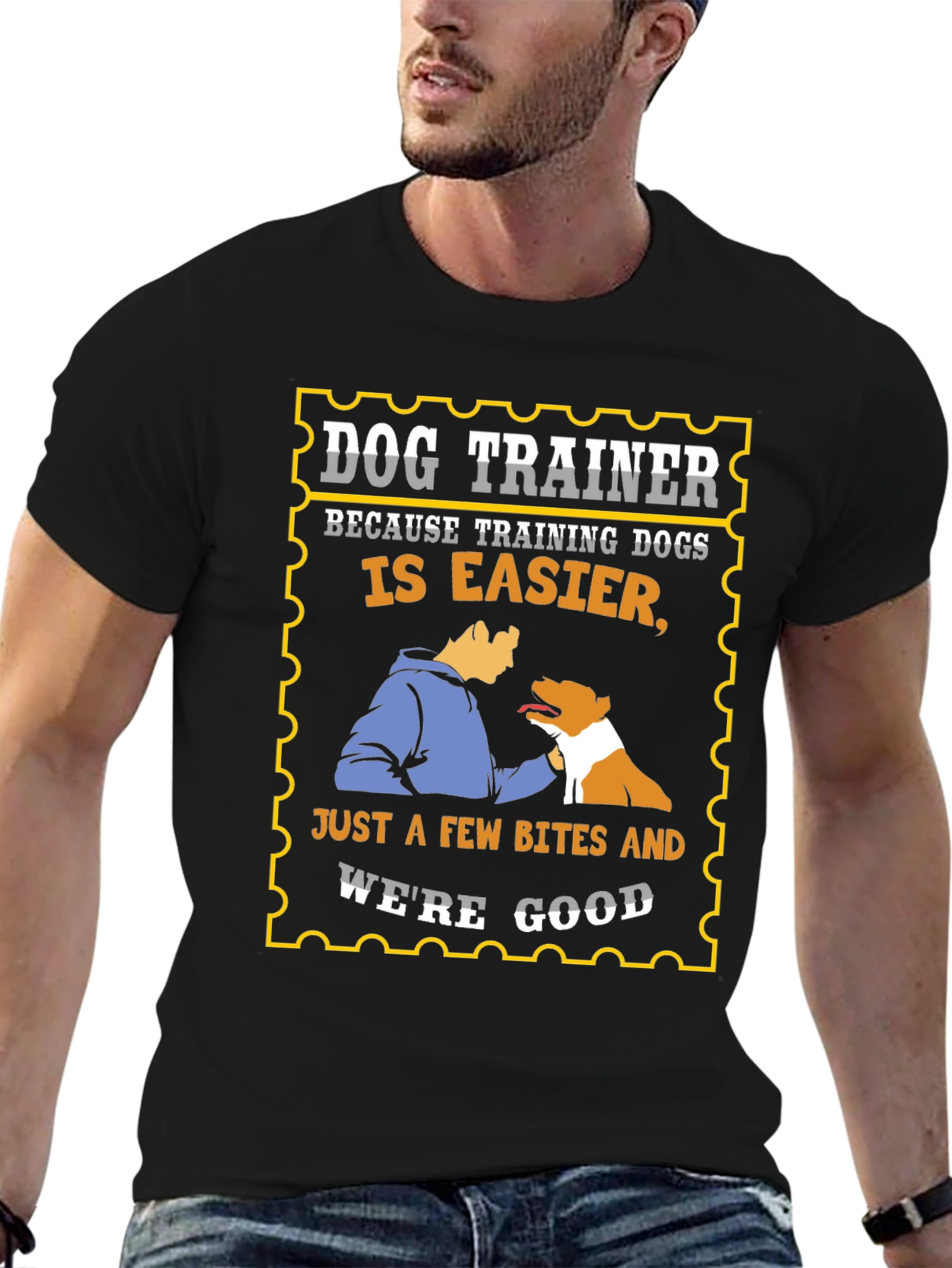Dog Trainer T-Shirt: Training Dogs is Easier