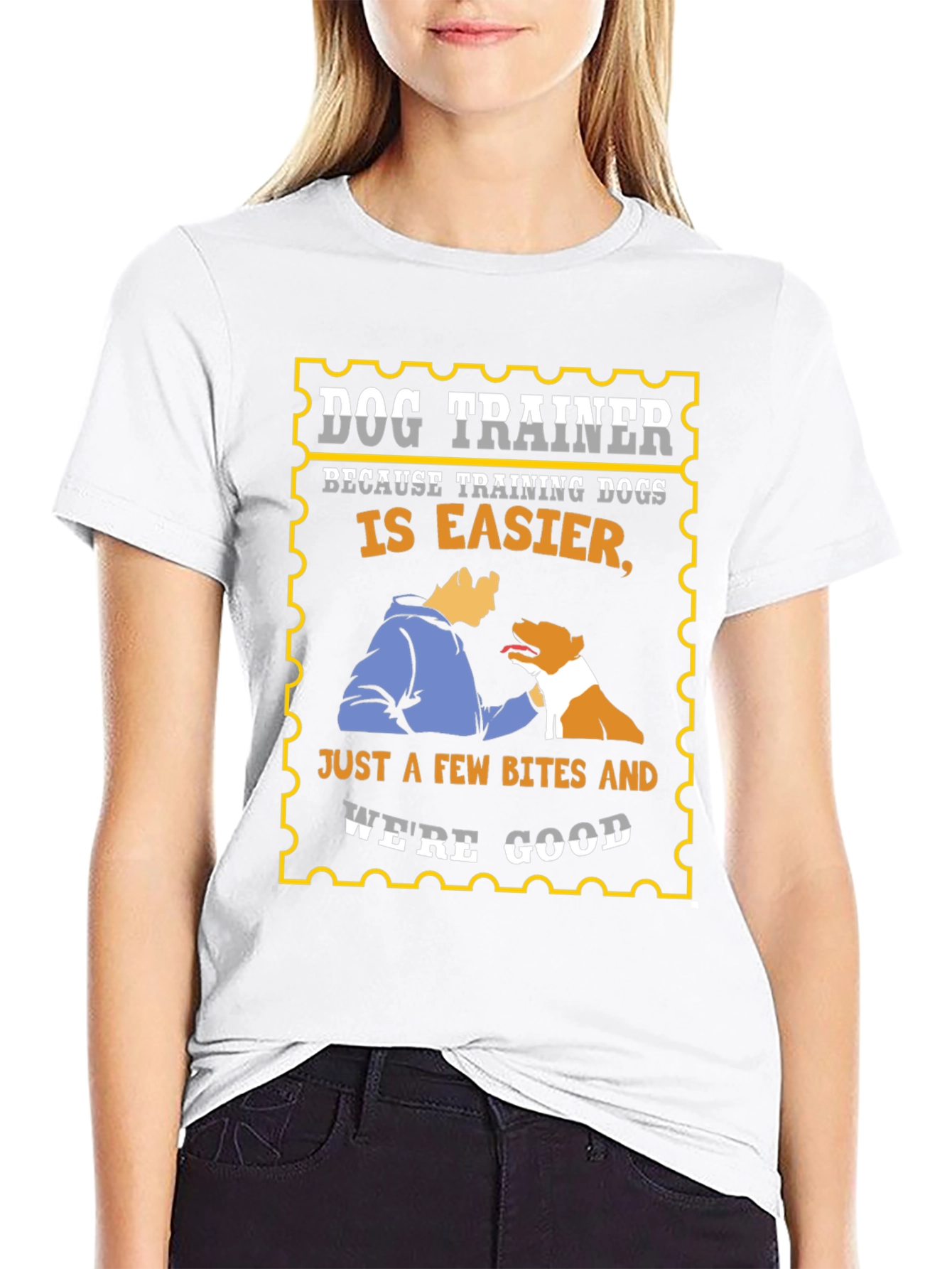 Dog Trainer T-Shirt: Training Dogs is Easier