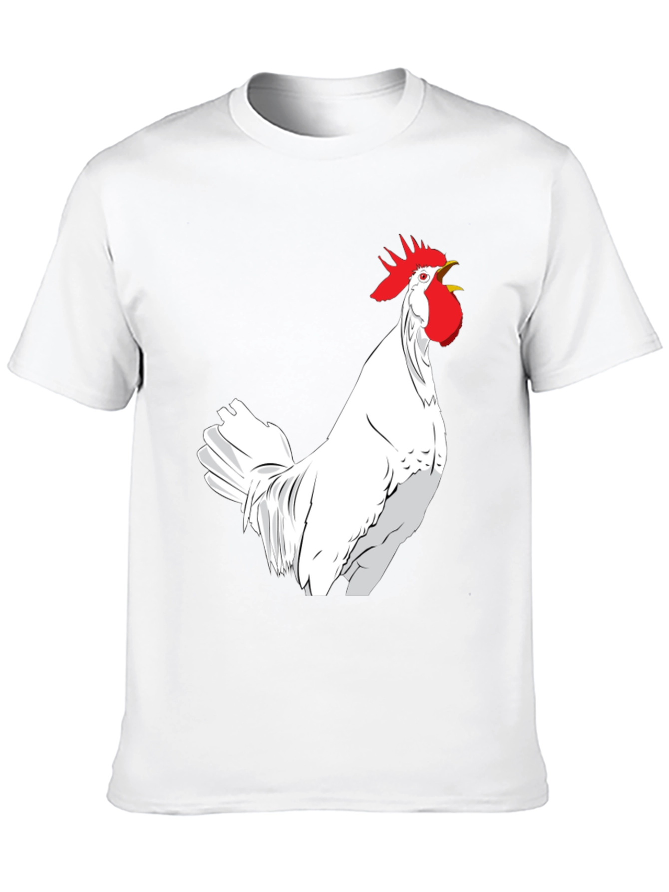 Rooster Graphic Black Tee
