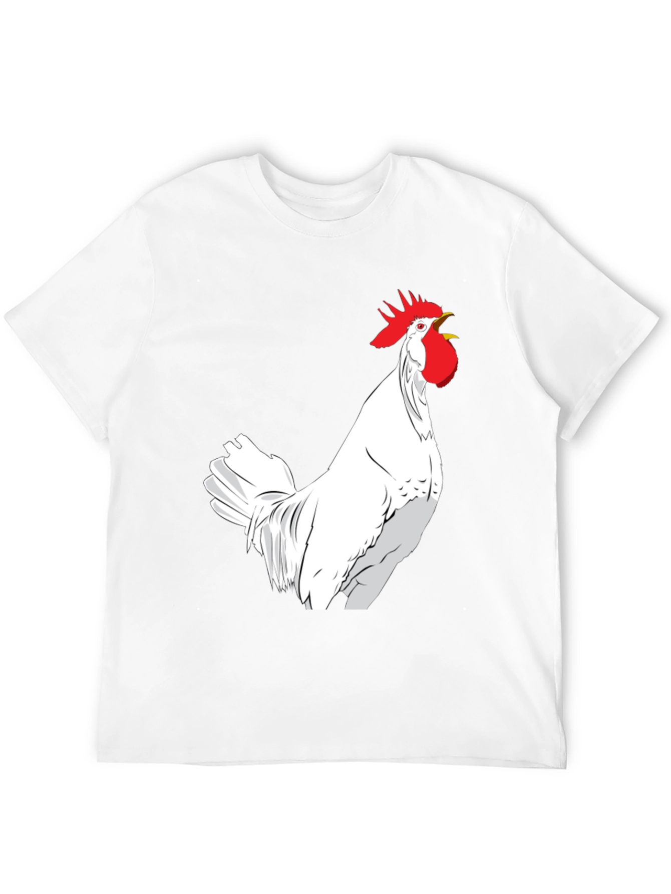 Rooster Graphic Black Tee