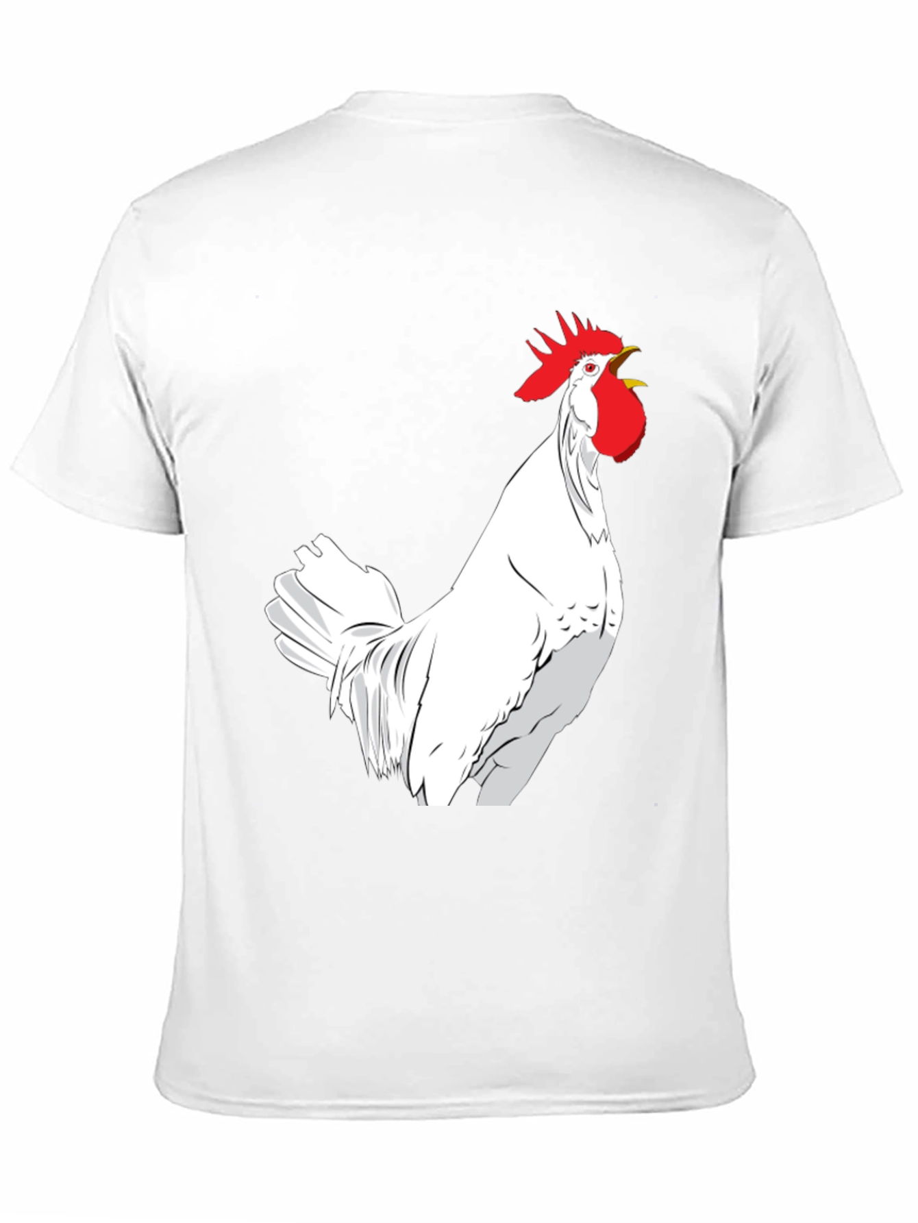 Rooster Graphic Black Tee