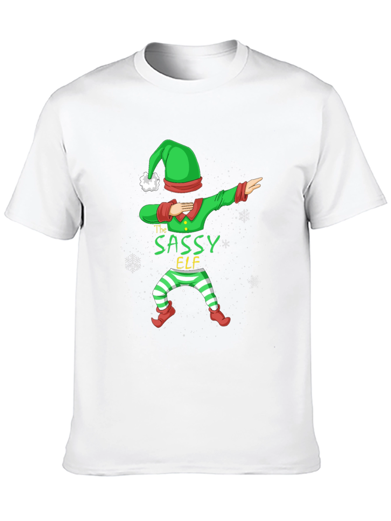 Sassy Elf Dabbing Christmas T-Shirt