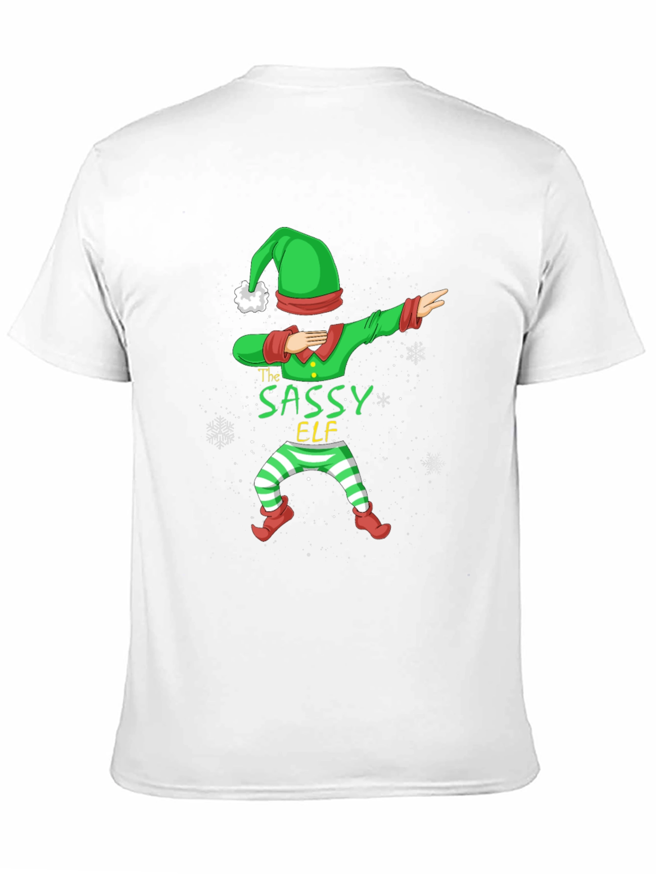 Sassy Elf Dabbing Christmas T-Shirt
