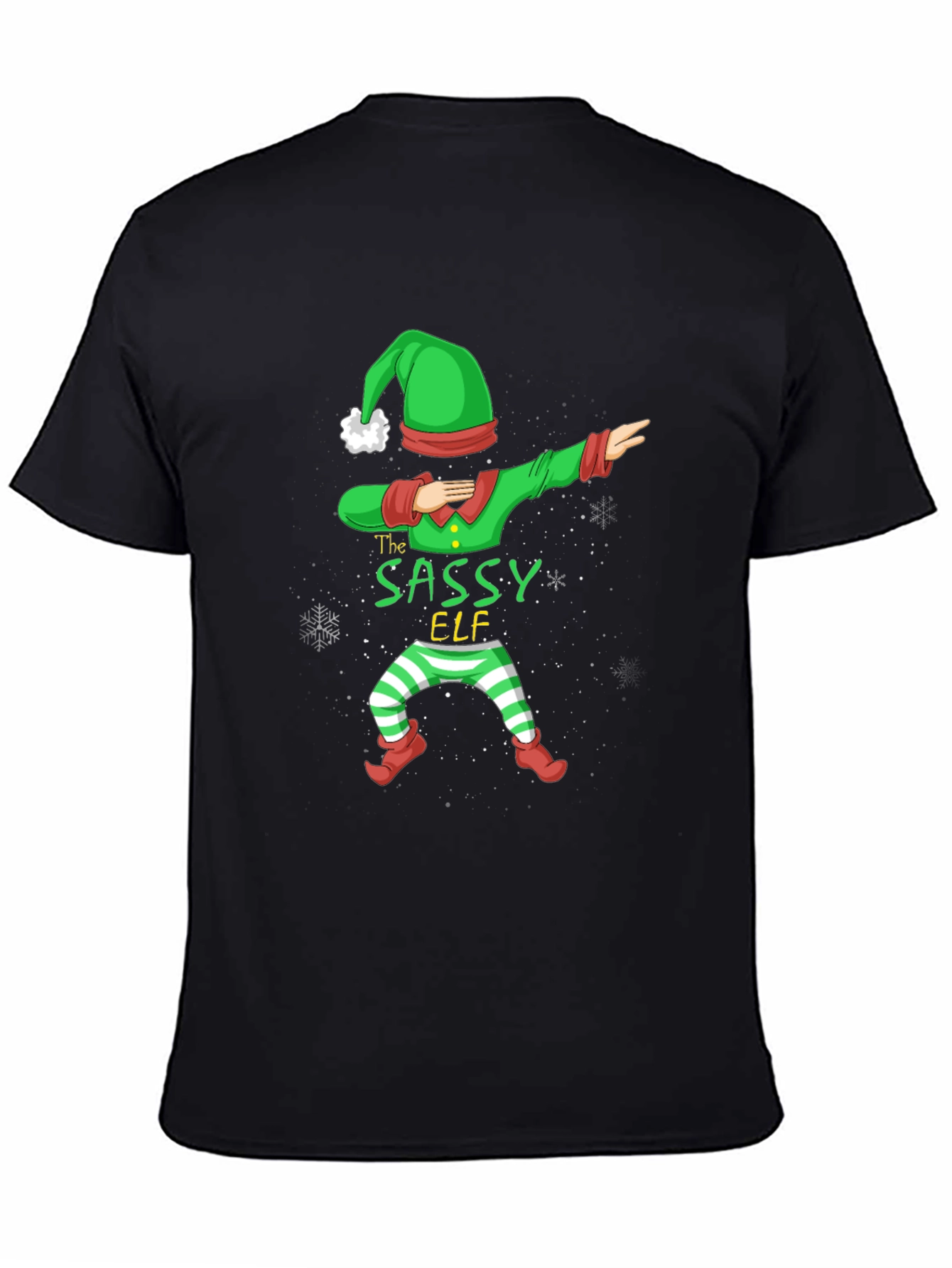 Sassy Elf Dabbing Christmas T-Shirt