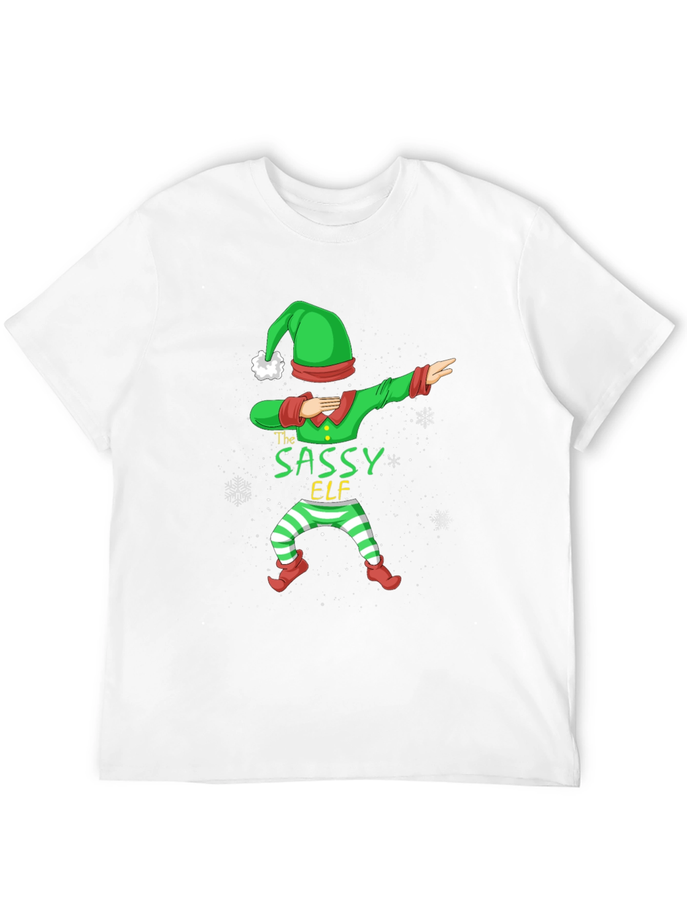 Sassy Elf Dabbing Christmas T-Shirt