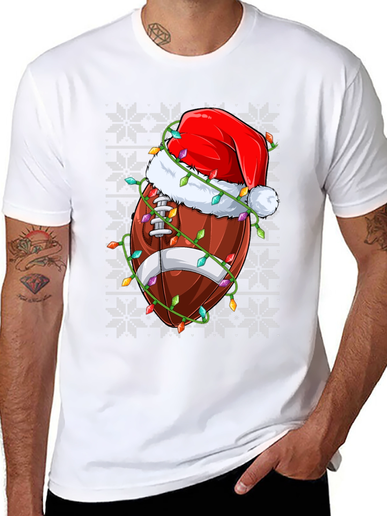 Festive Football Christmas T-Shirt
