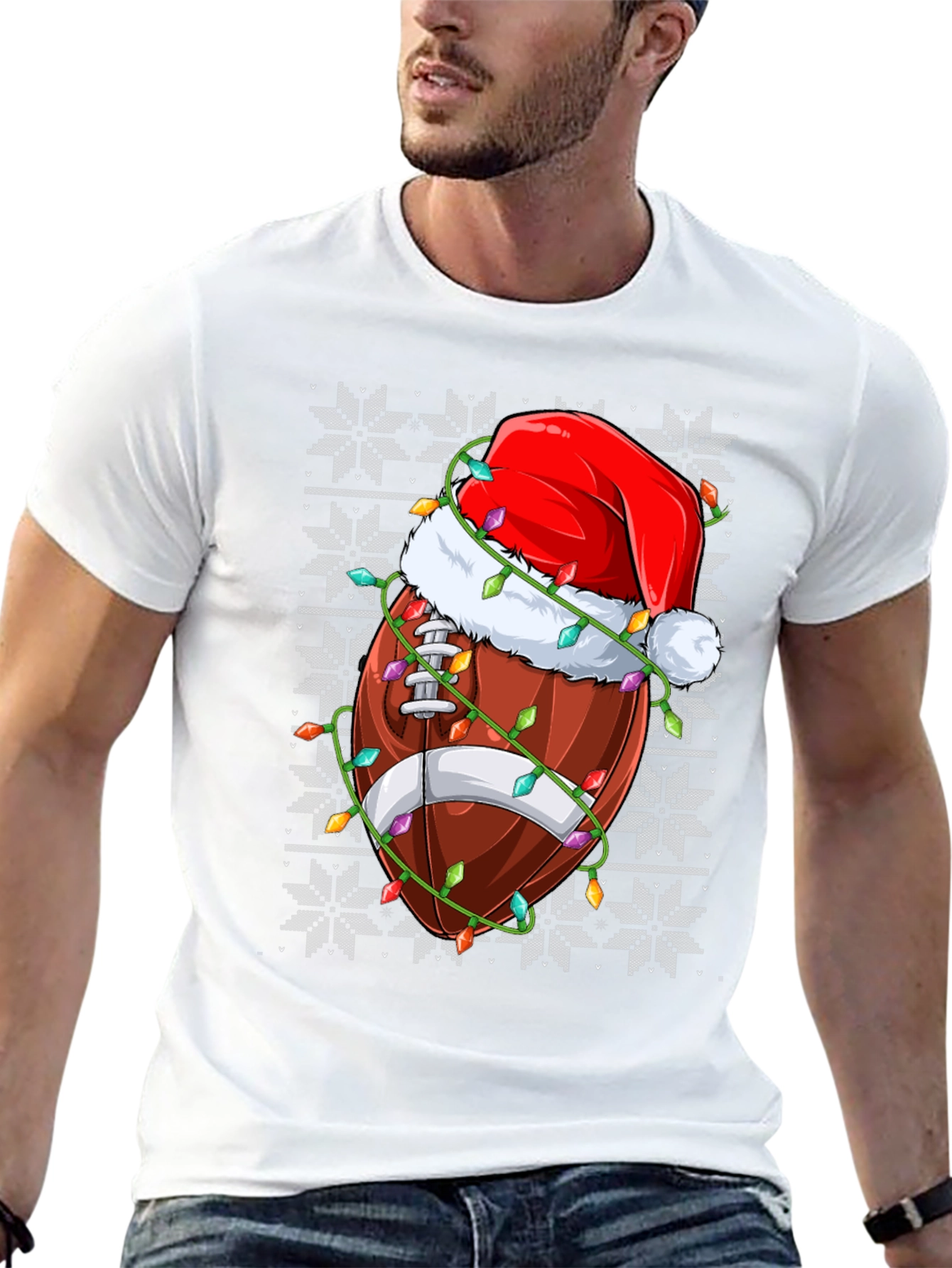 Festive Football Christmas T-Shirt