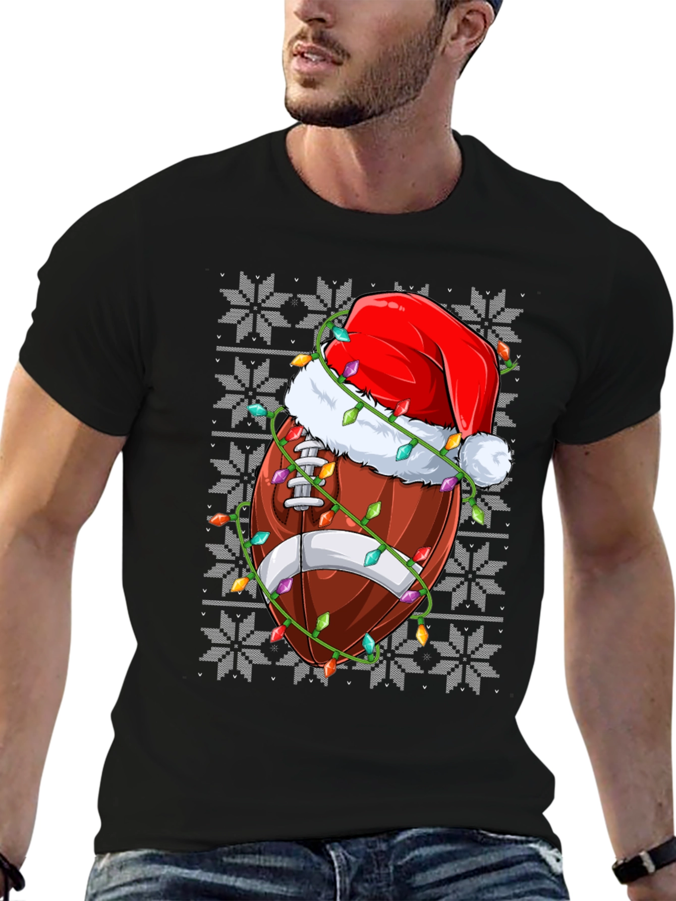 Festive Football Christmas T-Shirt
