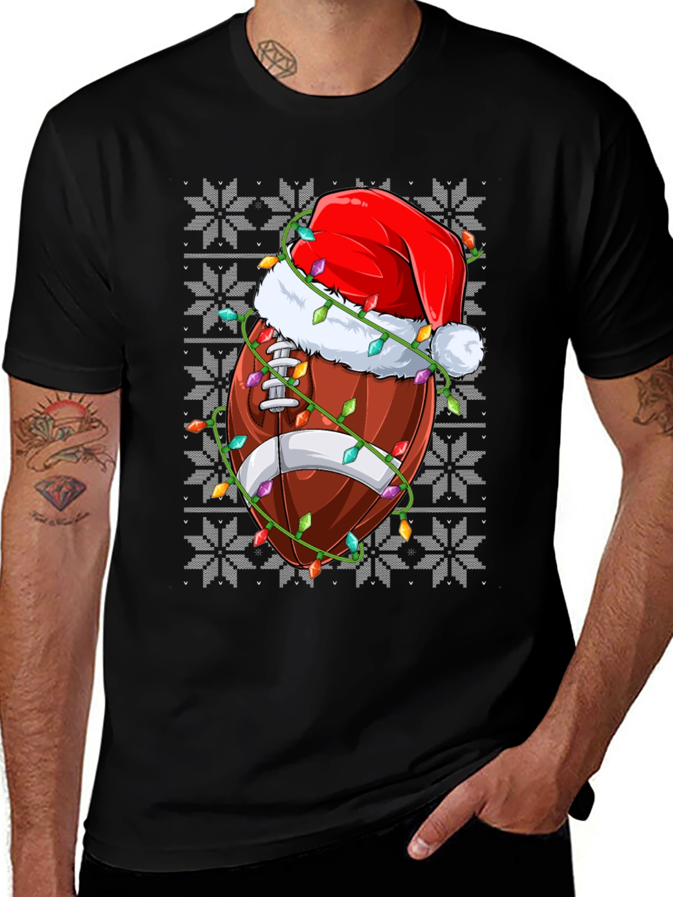 Festive Football Christmas T-Shirt