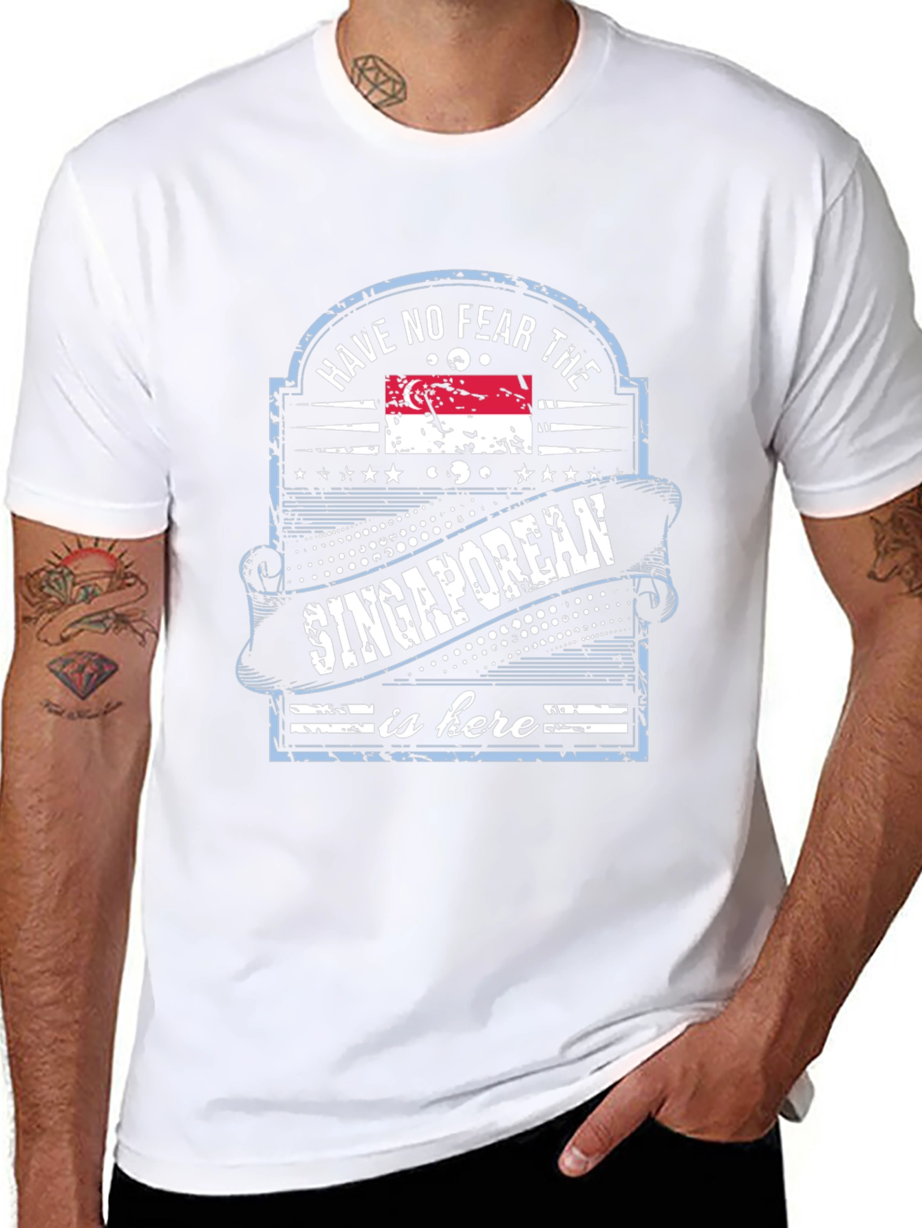 Singaporean Pride T-Shirt - Have No Fear Design