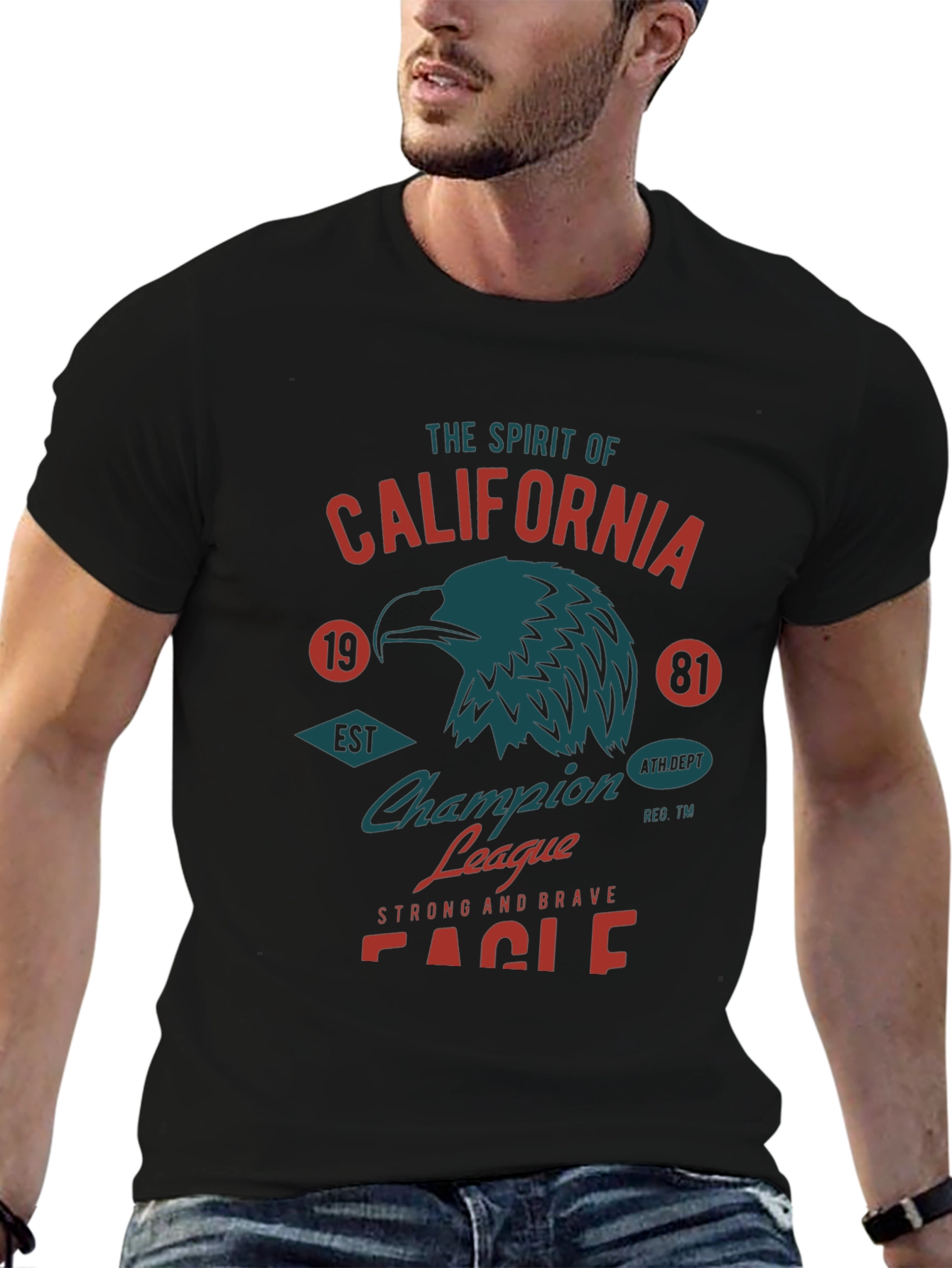 California Eagle Graphic T-Shirt - Champion League