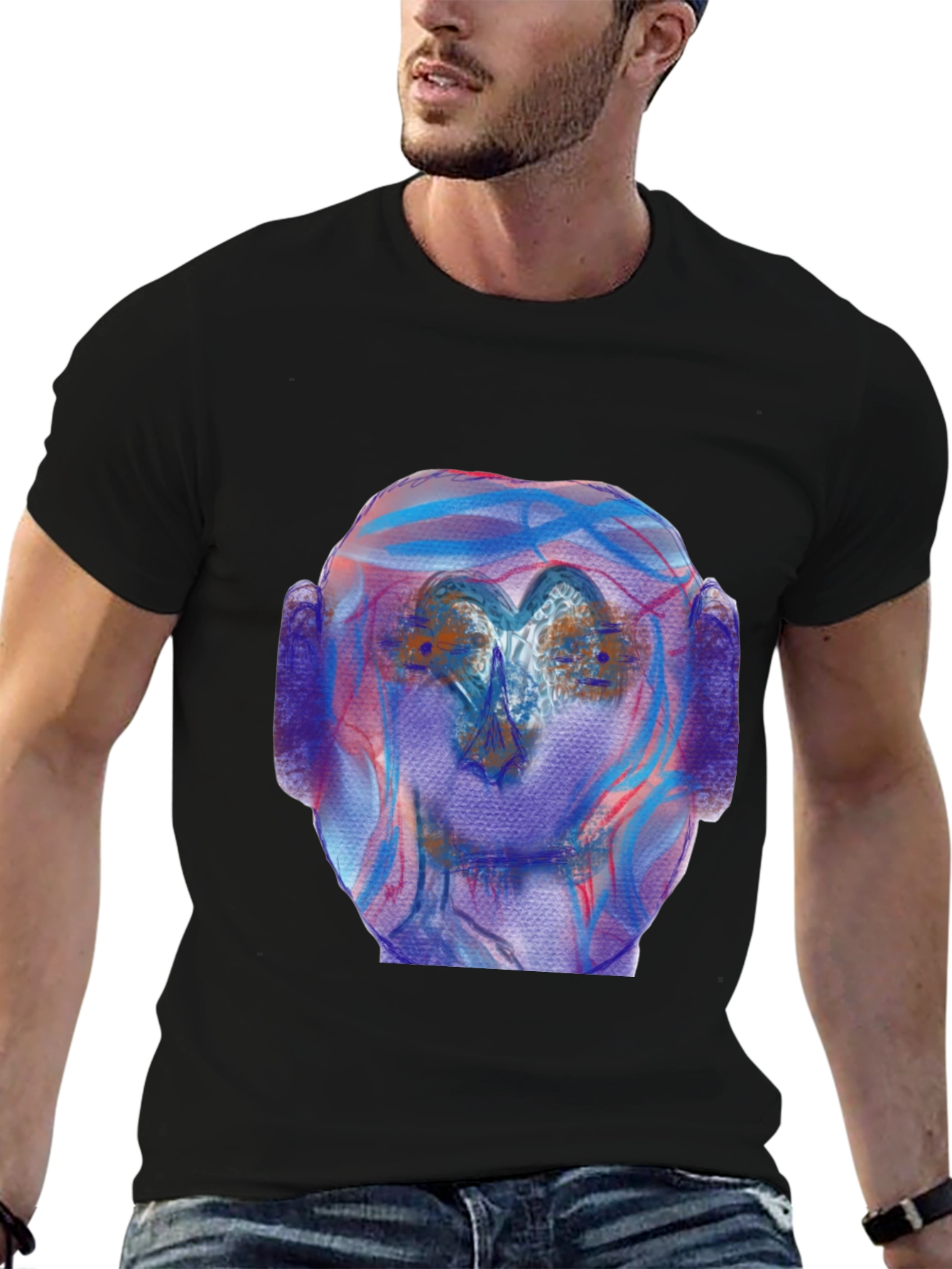 Abstract Art Tee - Unique Graphic Print Shirt