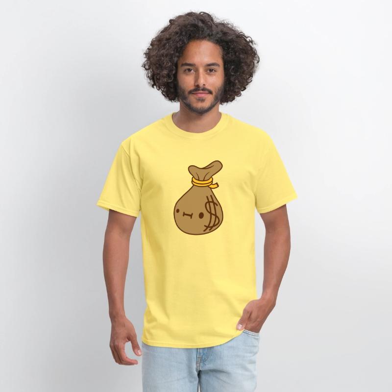 face dollar money sack