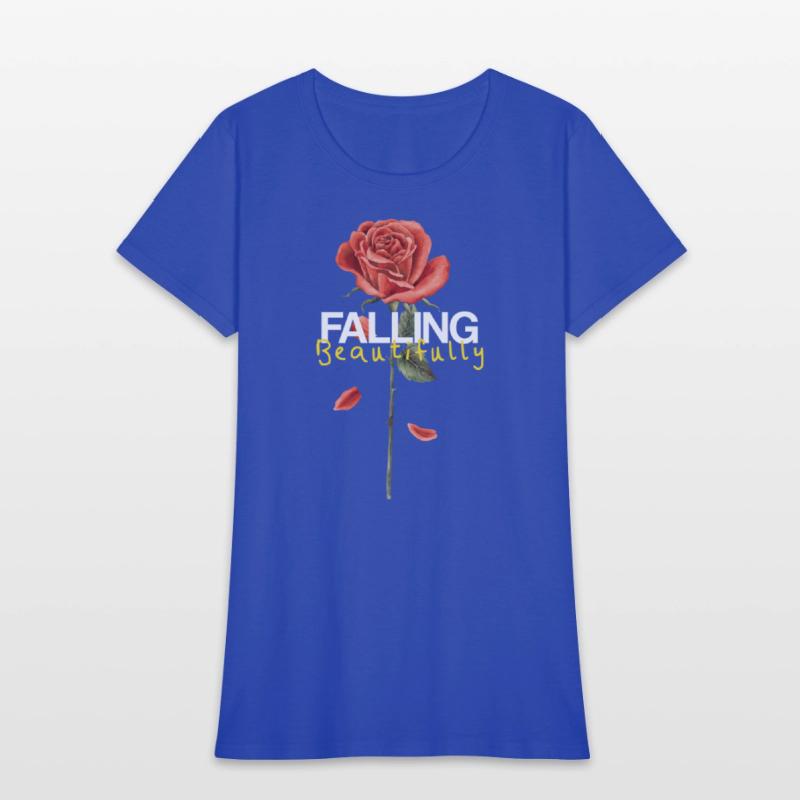 Falling Beautifully – Broken Rose Petals