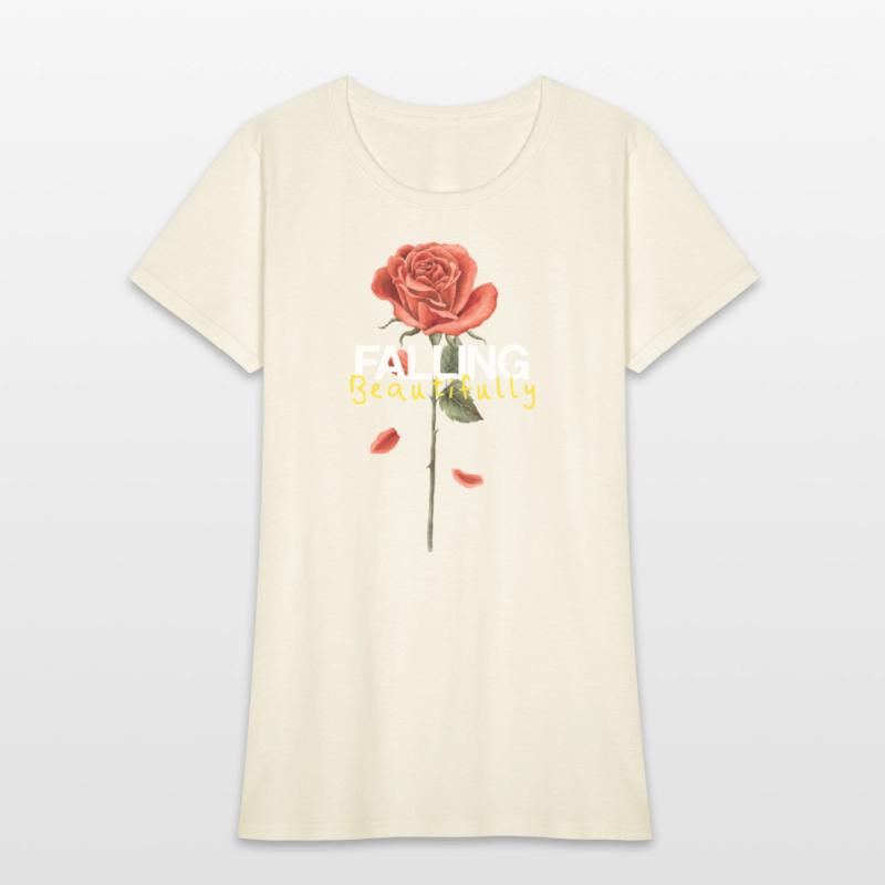 Falling Beautifully – Broken Rose Petals