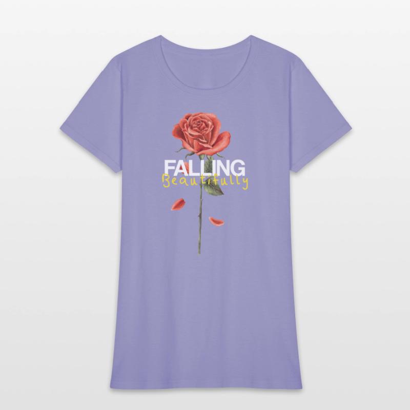 Falling Beautifully – Broken Rose Petals