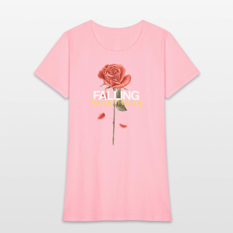 Falling Beautifully – Broken Rose Petals