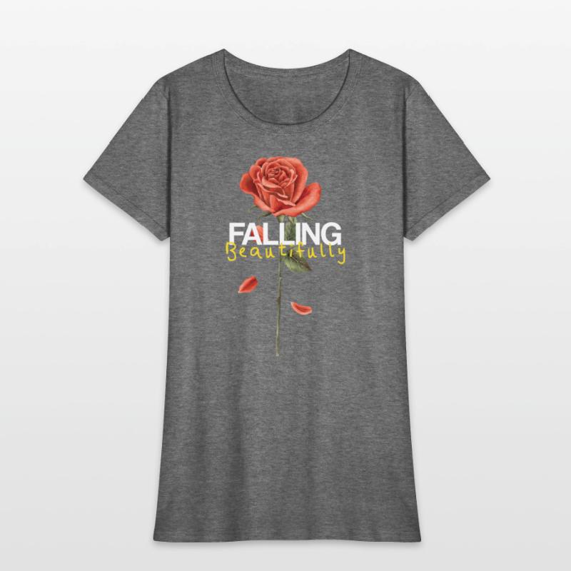 Falling Beautifully – Broken Rose Petals