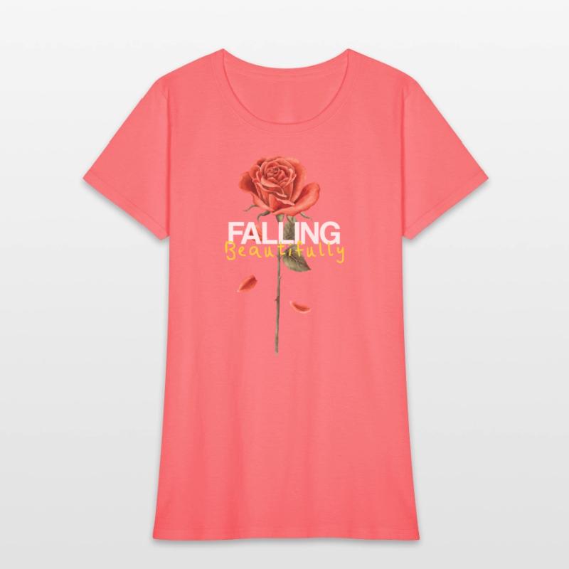 Falling Beautifully – Broken Rose Petals
