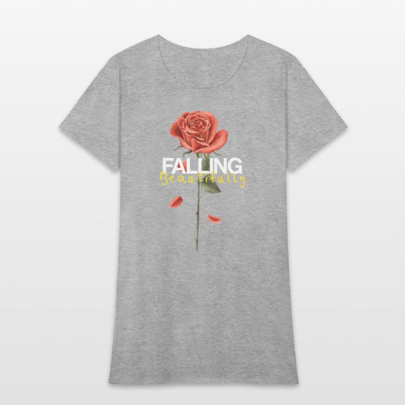 Falling Beautifully – Broken Rose Petals