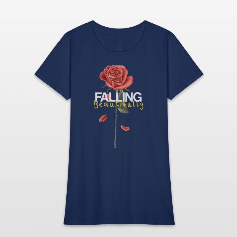Falling Beautifully – Broken Rose Petals