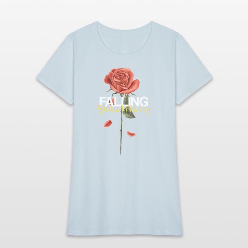 Falling Beautifully – Broken Rose Petals