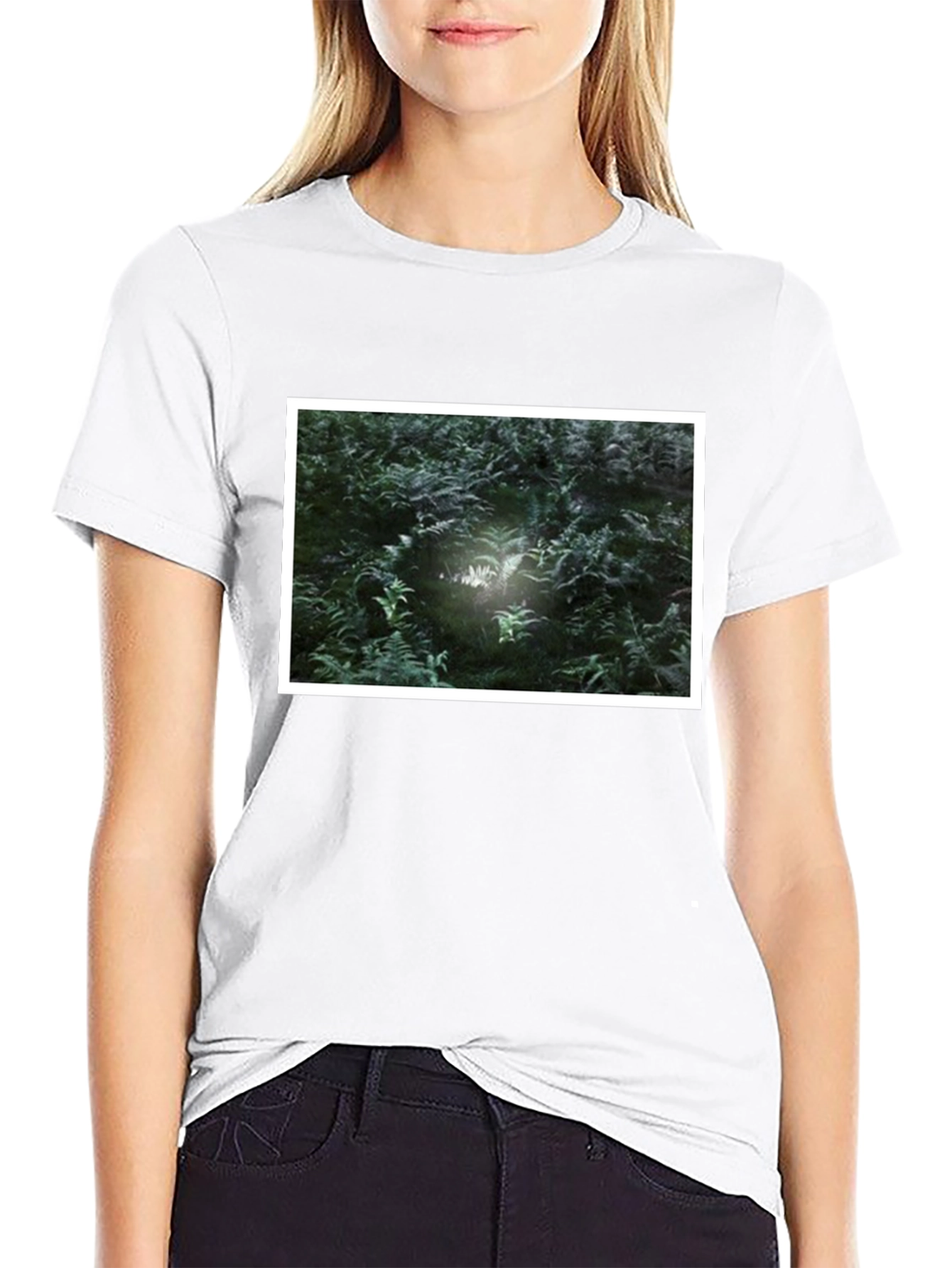 Nature Scene Black T-Shirt