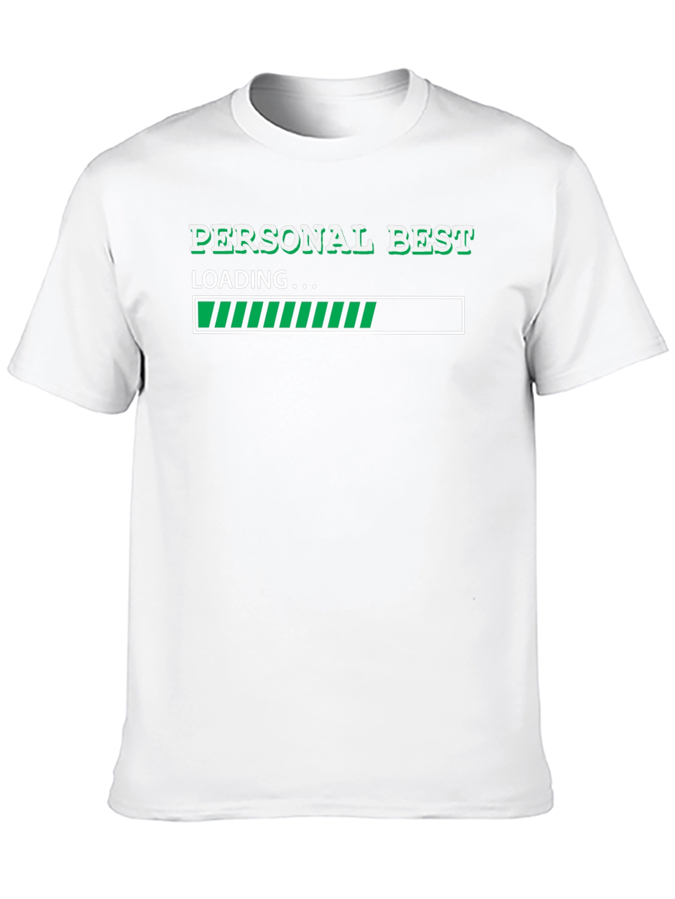 Personal Best Loading Black Graphic Tee