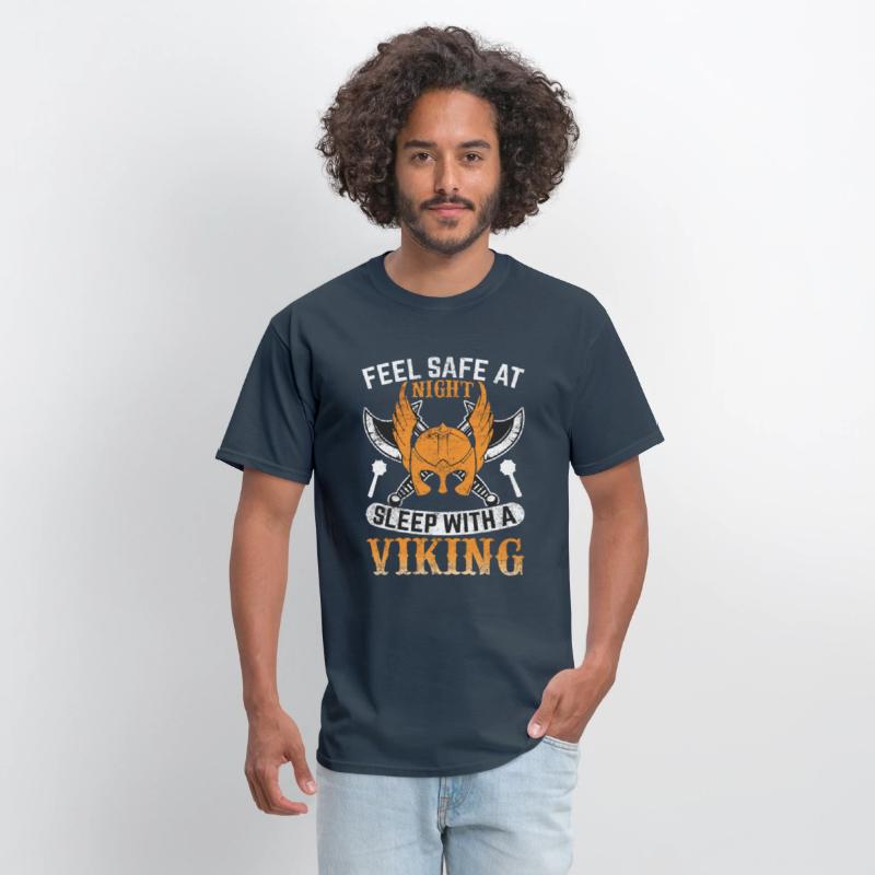 Feel safe at night sleep with a viking quotation