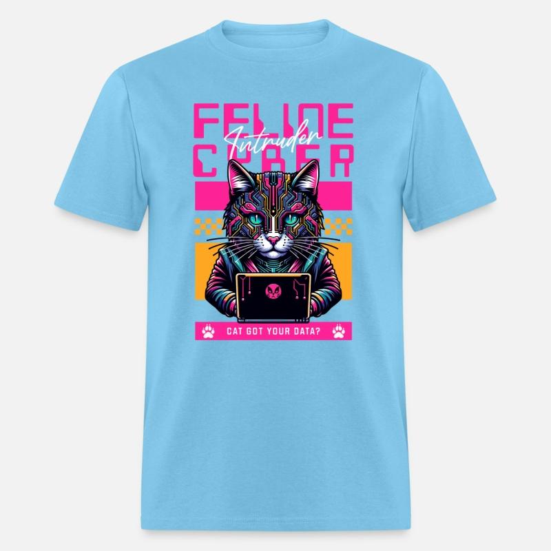 Feline Cyber Intruder | Tech Cat