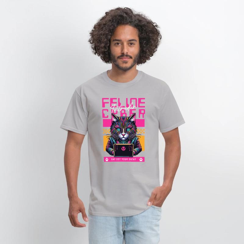 Feline Cyber Intruder | Tech Cat