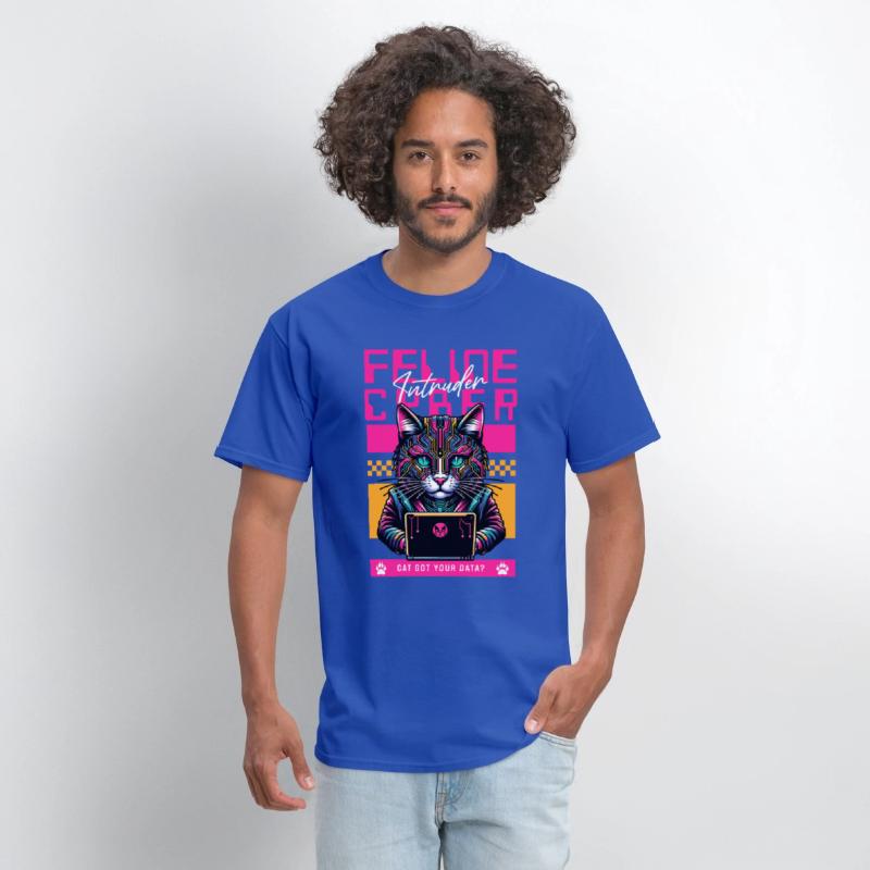 Feline Cyber Intruder | Tech Cat