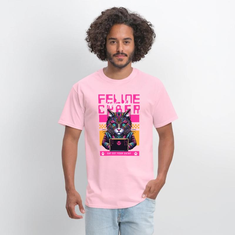 Feline Cyber Intruder | Tech Cat