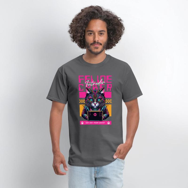 Feline Cyber Intruder | Tech Cat