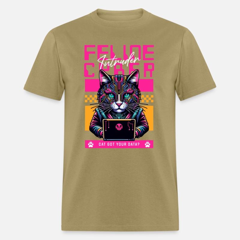 Feline Cyber Intruder | Tech Cat