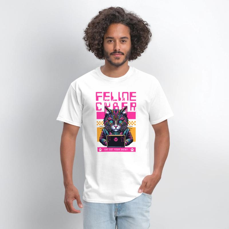 Feline Cyber Intruder | Tech Cat