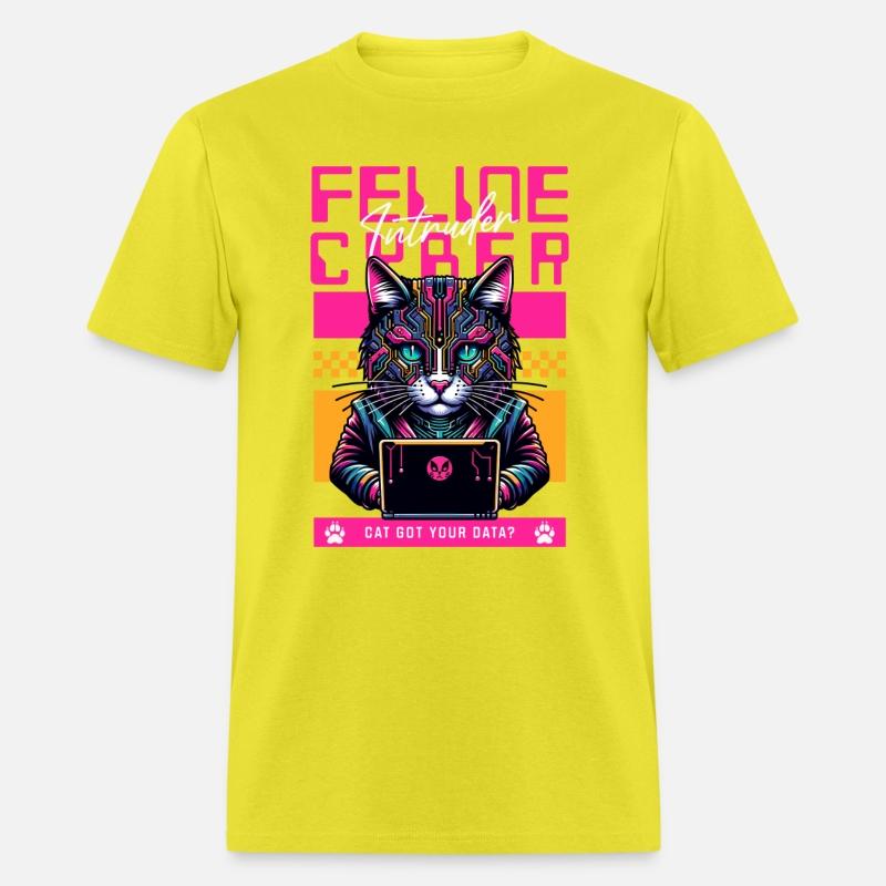 Feline Cyber Intruder | Tech Cat