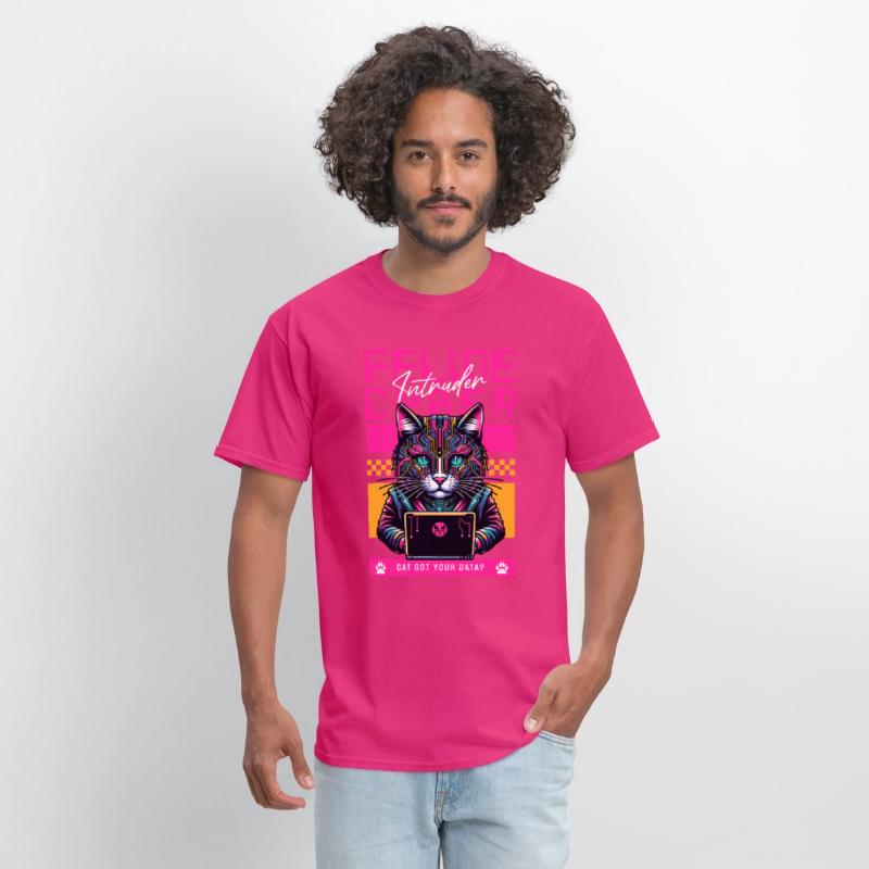 Feline Cyber Intruder | Tech Cat