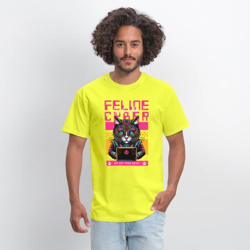 Feline Cyber Intruder | Tech Cat