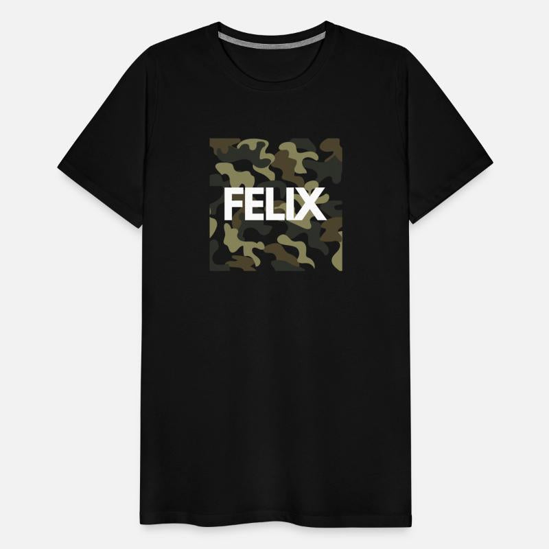 Felix Name Hoodies Men Good Quality Camouflage