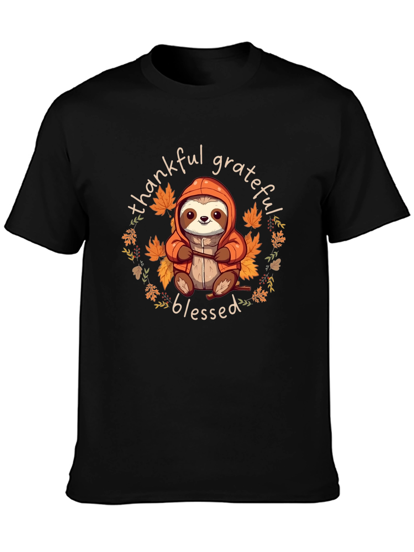 Thankful Sloth Graphic Tee
