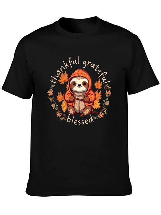 Thankful Sloth Graphic Tee