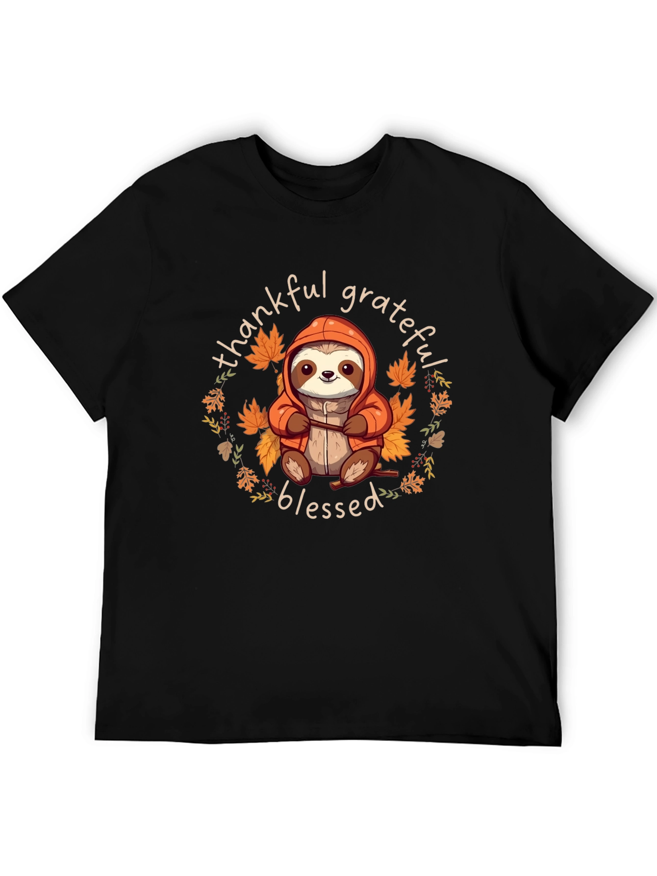 Thankful Sloth Graphic Tee